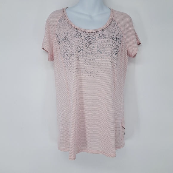 Lululemon Run Wild Short Sleeve‎ Tech Shirt Size 10 - Picture 1 of 6
